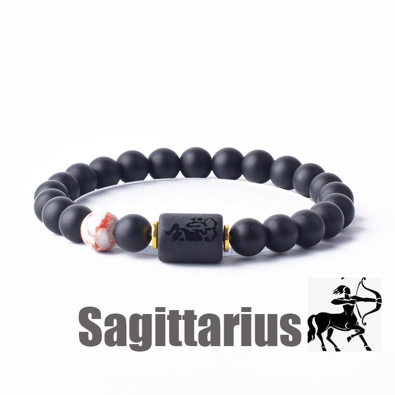 Beaded Constellation Bracelet Zodiac for Men