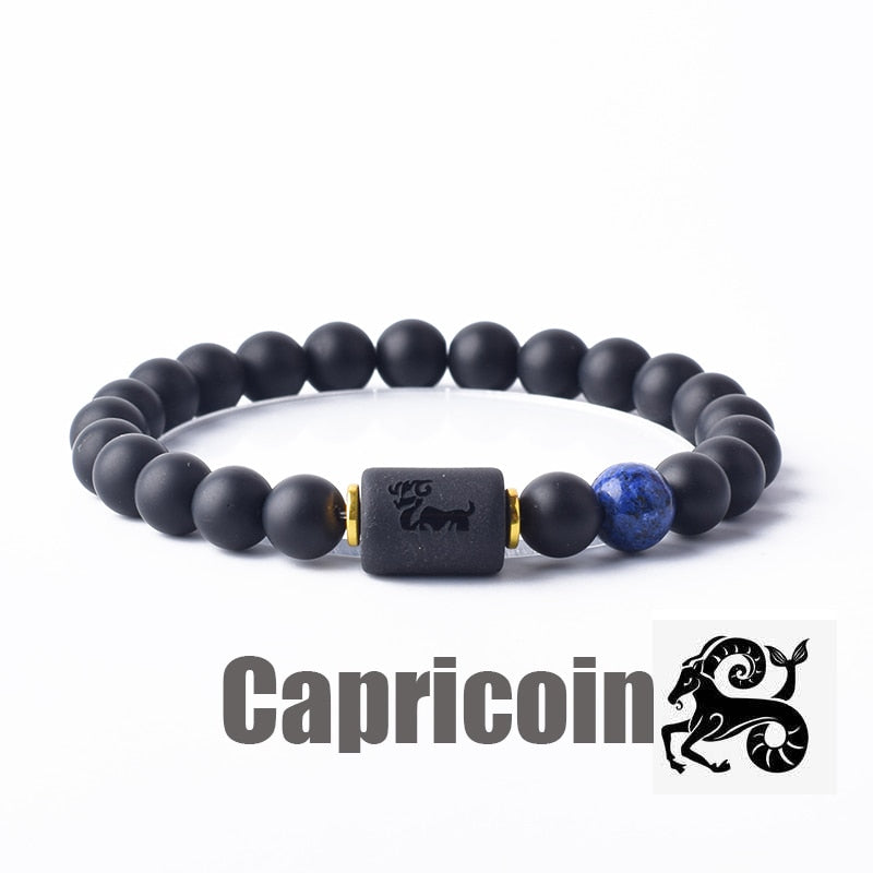 Beaded Constellation Bracelet Zodiac for Men