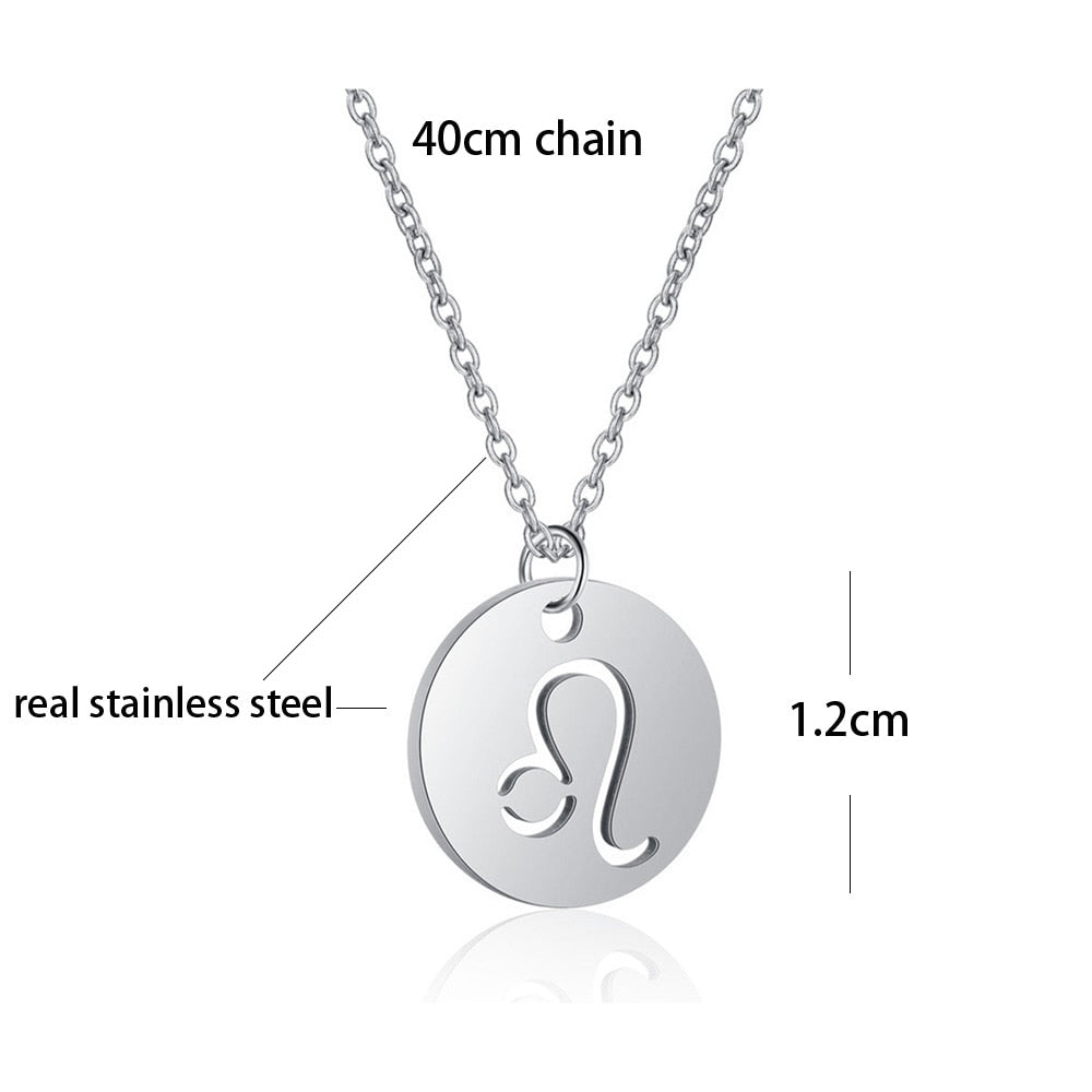 Stainless Steel Necklace Star Sign