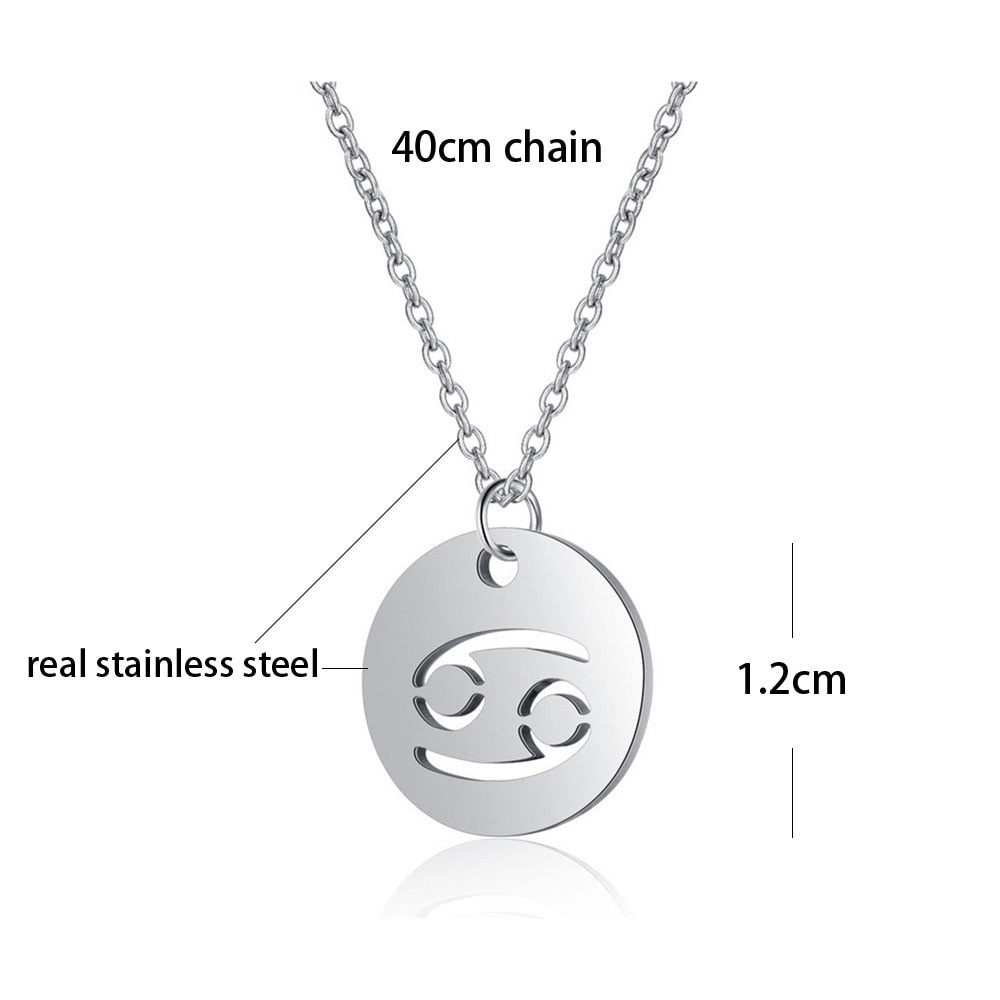 Stainless Steel Necklace Star Sign