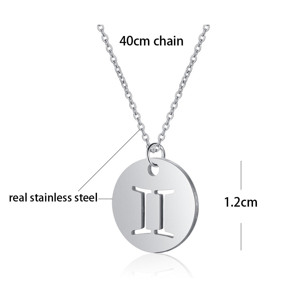 Stainless Steel Necklace Star Sign