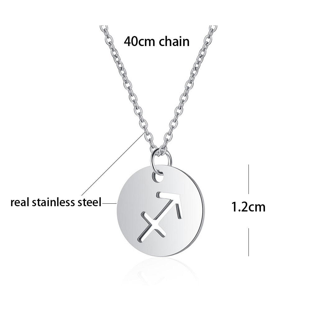 Stainless Steel Necklace Star Sign