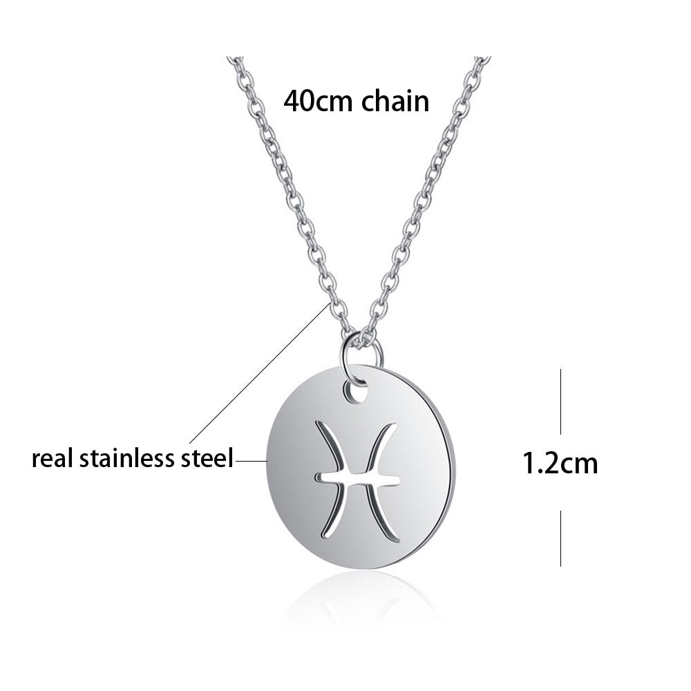 Stainless Steel Necklace Star Sign